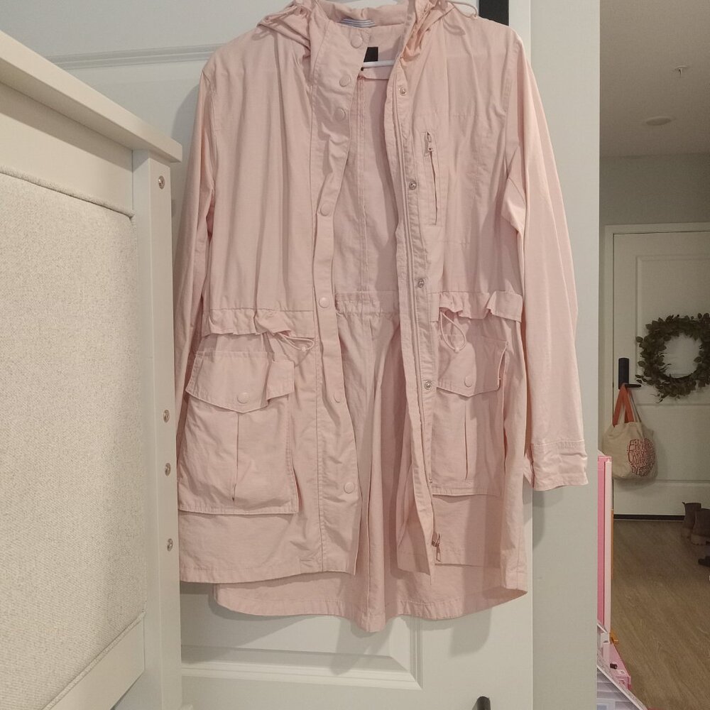 Great Light Pink Jcrew Perfect Lightweight Rain J… - image 2